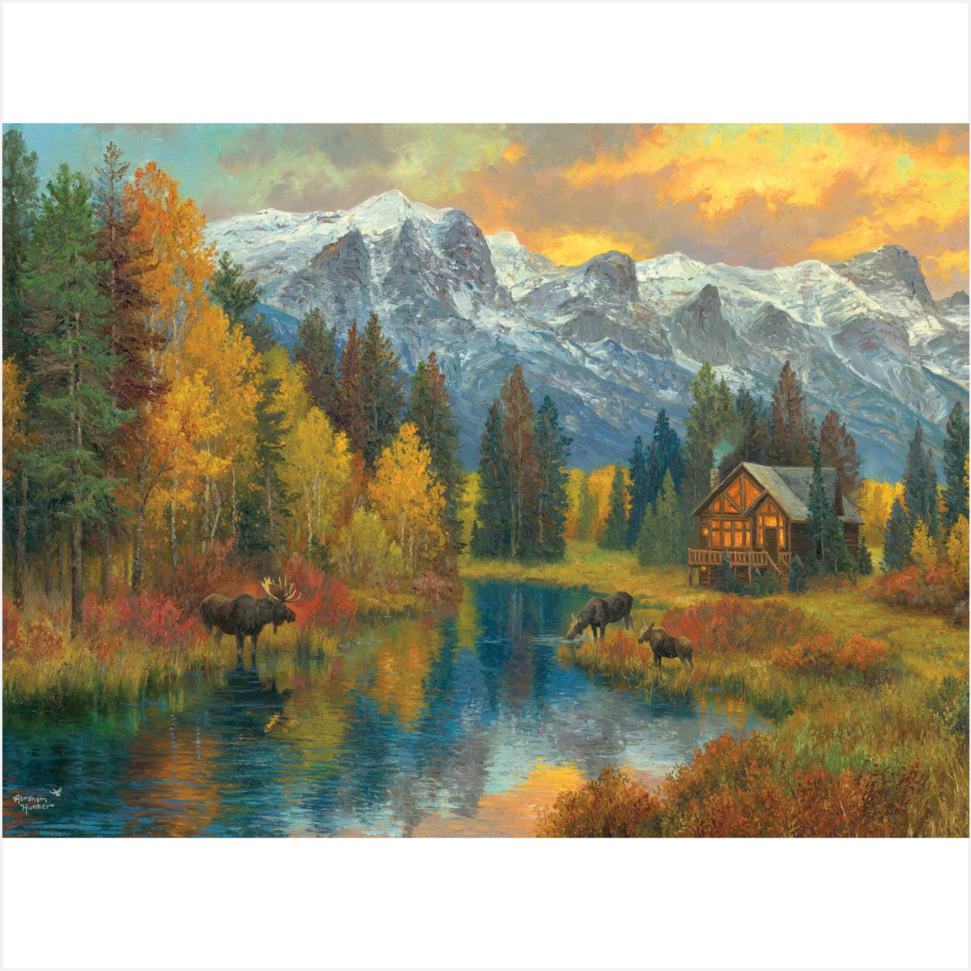 Assorted Abraham Hunter 1,000 Piece Jigsaw Puzzle, 1pc.
